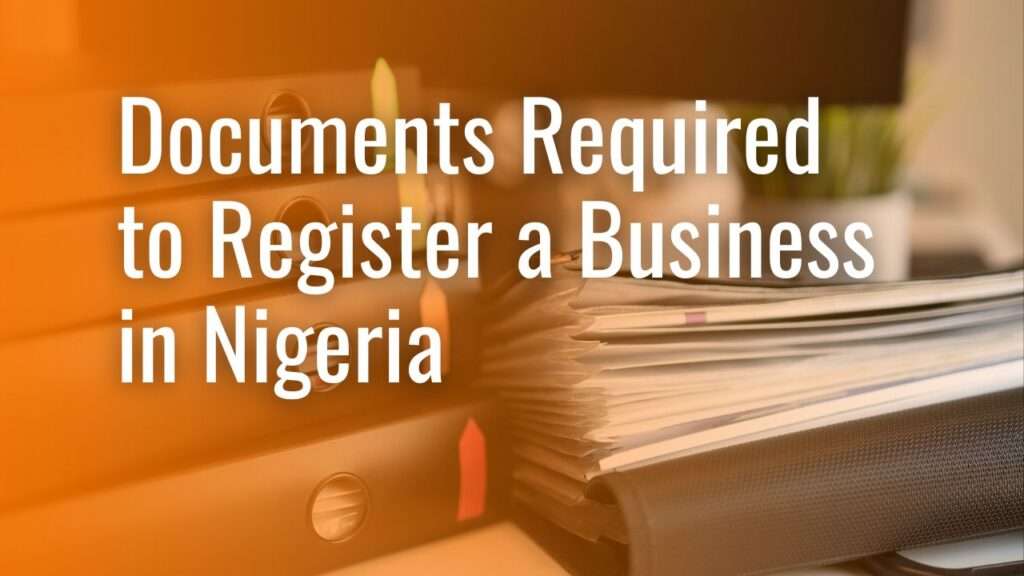 documents required to register a business in Nigeria